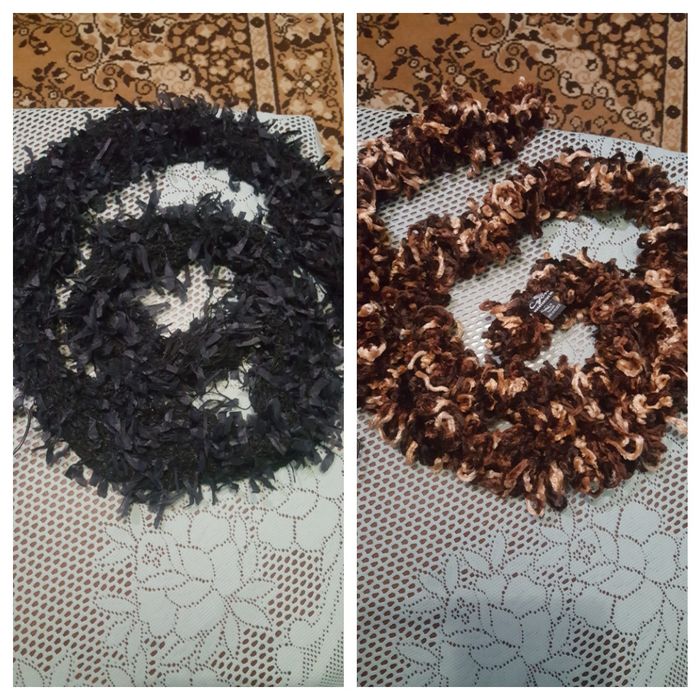 Шарф -гирлянда 195 см на шию або для прикраси одягу