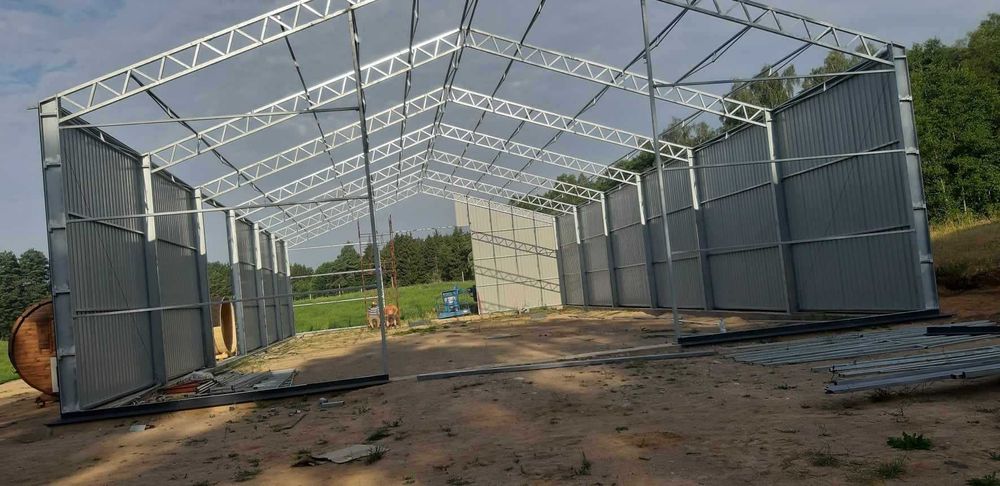 15x30x4,5m - konstrukcja stalowa, kompletna do montażu