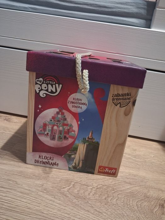 My little pony- klocki drewniane NOWE