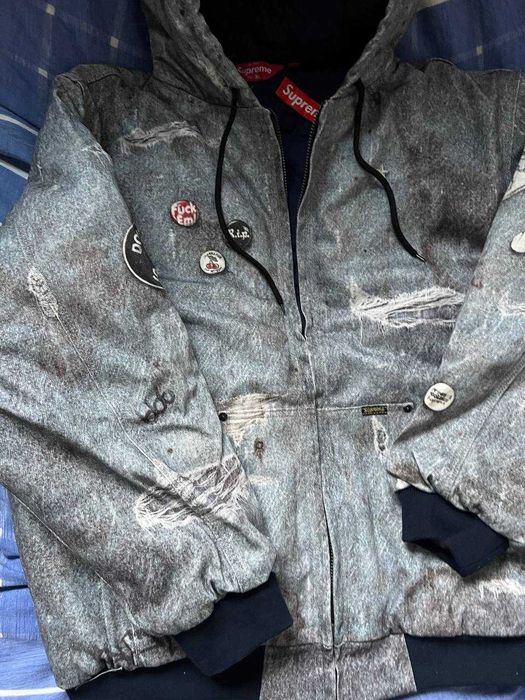 Supreme kurtka jeans fw24 L nowa