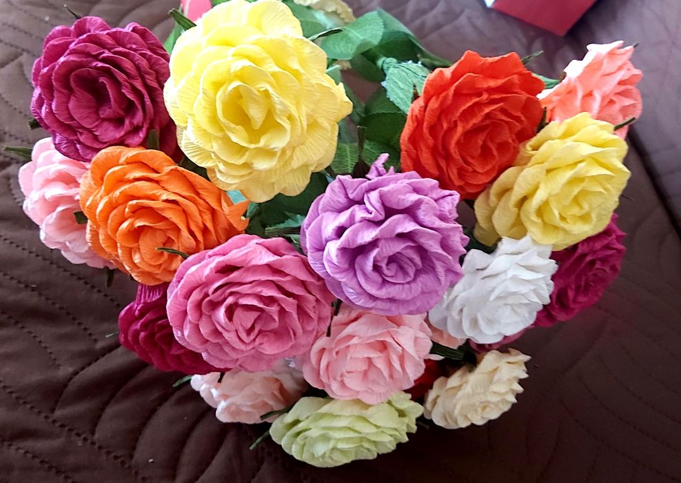 Róża z krepiny włoskiej