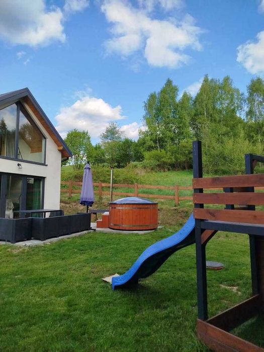 Brzozowe Zacisze Domek do wynajęcia balia, klimatyzacja, wakacje ferie