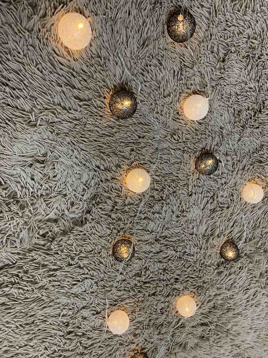 Гирлянди  штора нова.