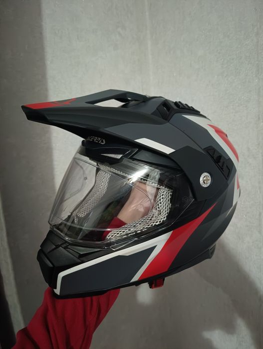 Мотошолом Acerbic Flip Fs-606 dualsport ендуро шолом шлем кроссовий