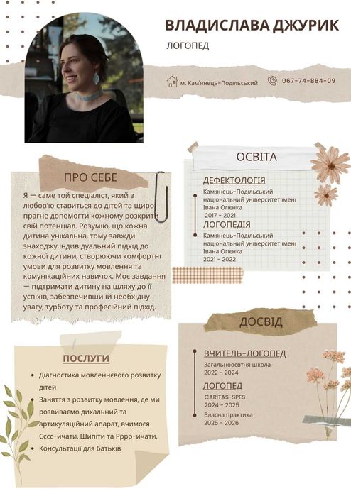 Послуги логопеда