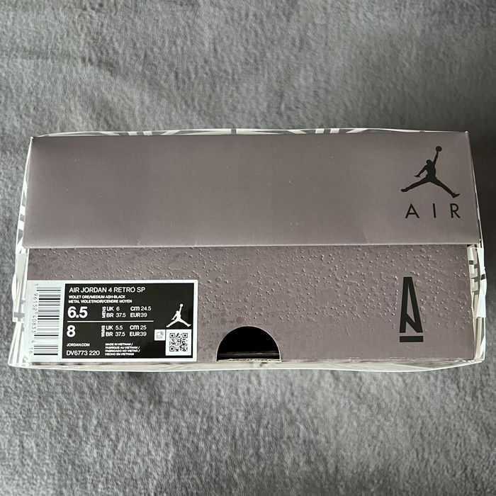 Buty Jordan 4 A Am Maniere Violet Ore - rozmiar 39 i 42,5-46