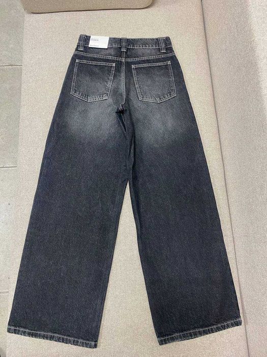 Широкі чорні джинси 32-34/XS Cropp