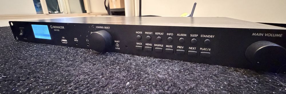 Monacor wap 202 odwarzacz mp3 z tunerem