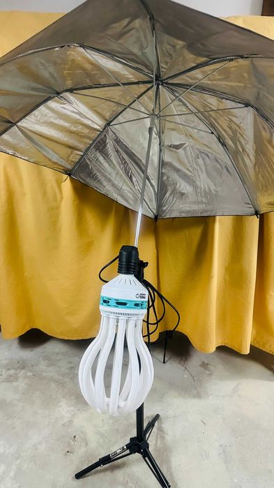 Lampa fotograficzna z parasolem 2 szt