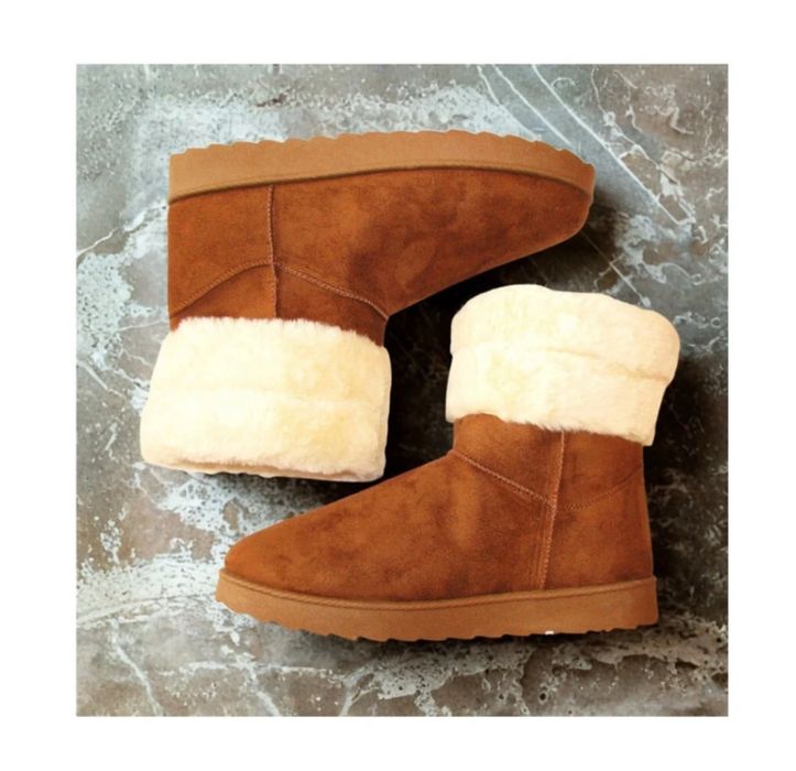 Botki śniegowce PRIMARK Kolor camel Rozmiar 39 jak ugg