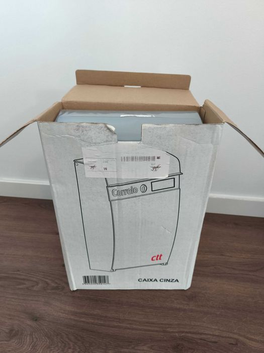 Caixa correio CTT Cinza - Novo