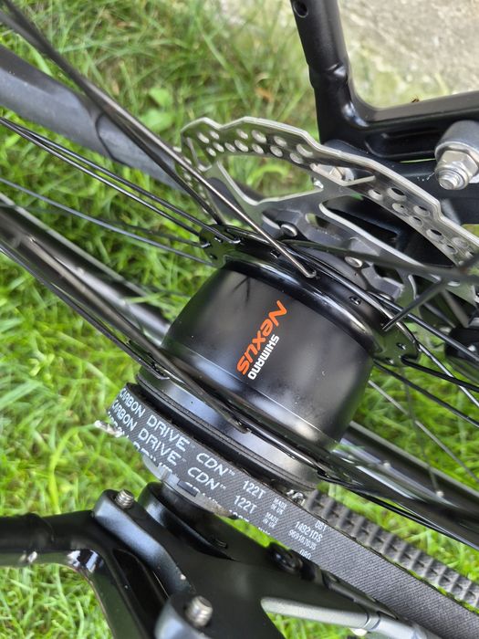 Rower Dynamics Magic Belt Shimano Nexus N8 Pasek Gates CDN Hydraulika Suntour 28"