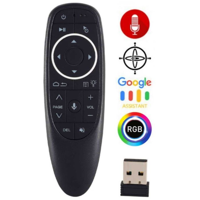 Аеропульт, аэромышь, Air Mouse G10S Pro, RGB підсвічування, мікрофон