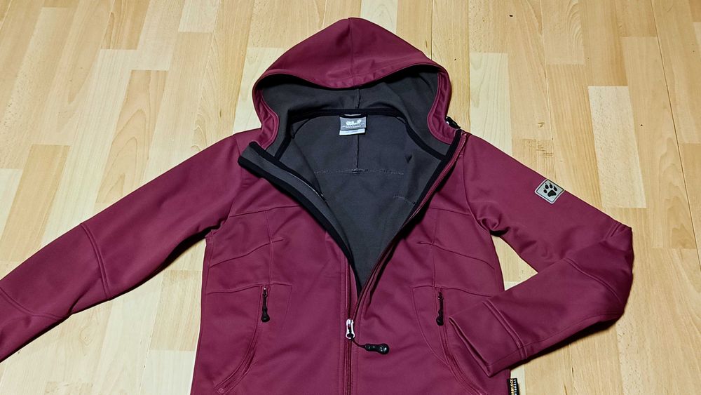 Kurtka turystyczna softshell JACK WOLFSKIN STORMLOCK SOFTSHELL r.S stan idealny