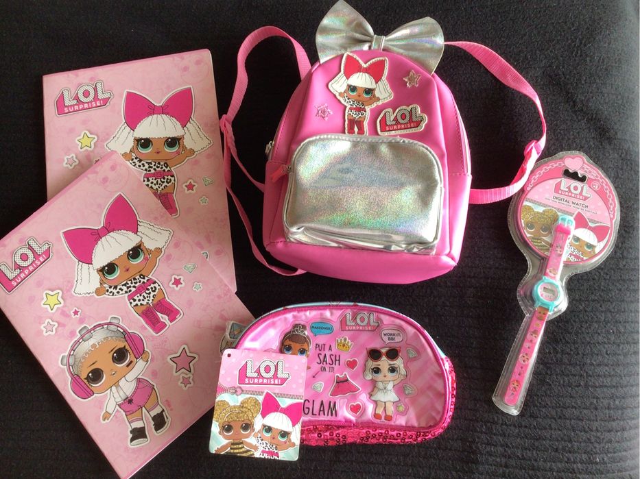 Material escolar e vestidos LOL Surprise! - NOVO