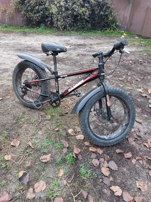 Велосипед фет байк Hammer EXTRIME S800 20″х4 алюмінієва рама 11″ чорно