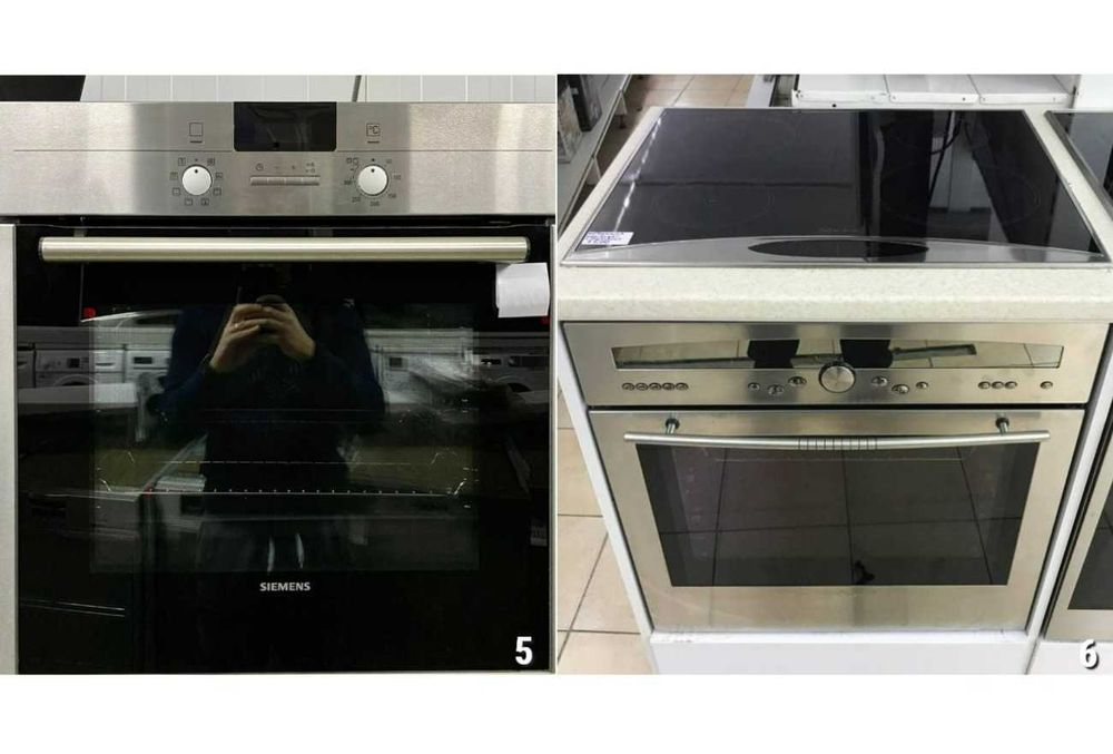 ДУХОВА Шафа з СВЧ Духовка BOSCH KT98763 45 60 см 2в1 Мікрохвильовка бу