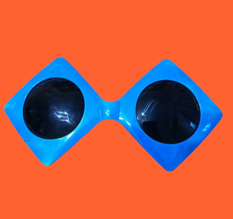 Очки стиль, линзы, диско, винтаж, ретро