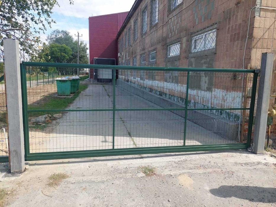 Сдвижные ворота, Откатные ворота, Ворота под профлист, Каркас