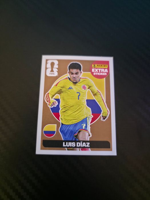 Cromo Luis Díaz Extra sticker bronze