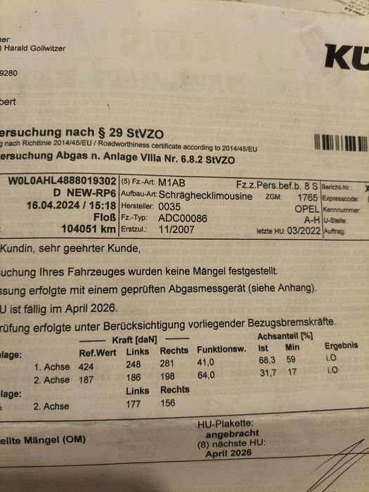 Opel Astra h 1.6