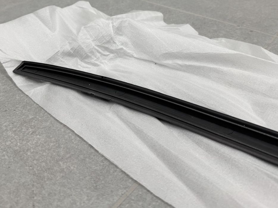 Спойлер ліп багажника Audi A6 С7 2011-2017 ABS, чорний глянець