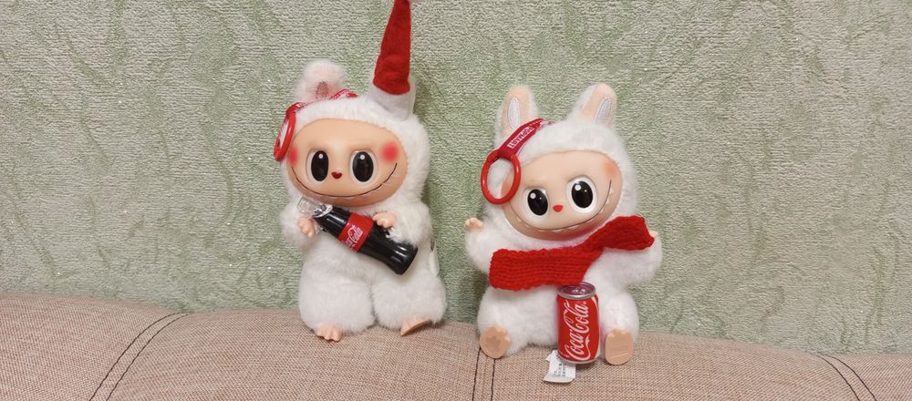 Лабубу Кока Кола Coca Cola мягкие игрушки