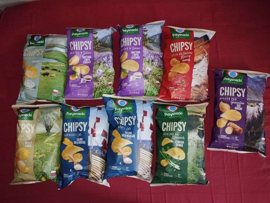 Chipsy Przysnacki - 9 paczek