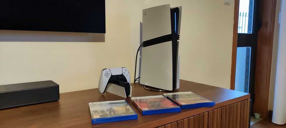 Playstation 5 Pro com leitor e jogos