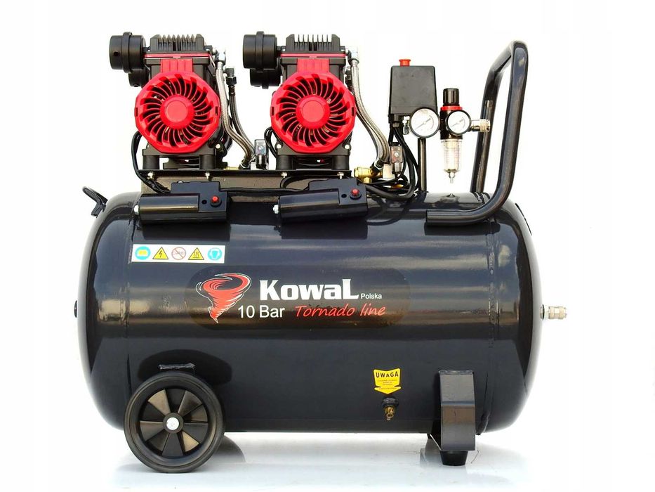 12Bar KOMPRESOR k23 bezolejowy tłokowy 100L sprężarka pompa powietrza