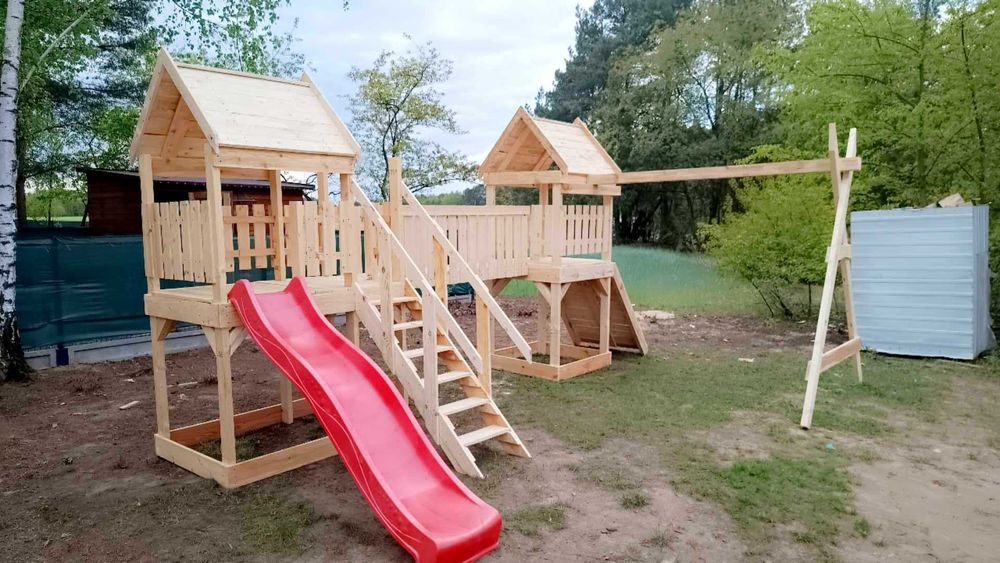 Plac zabaw idealny do zabawy na świeżym powietrzu