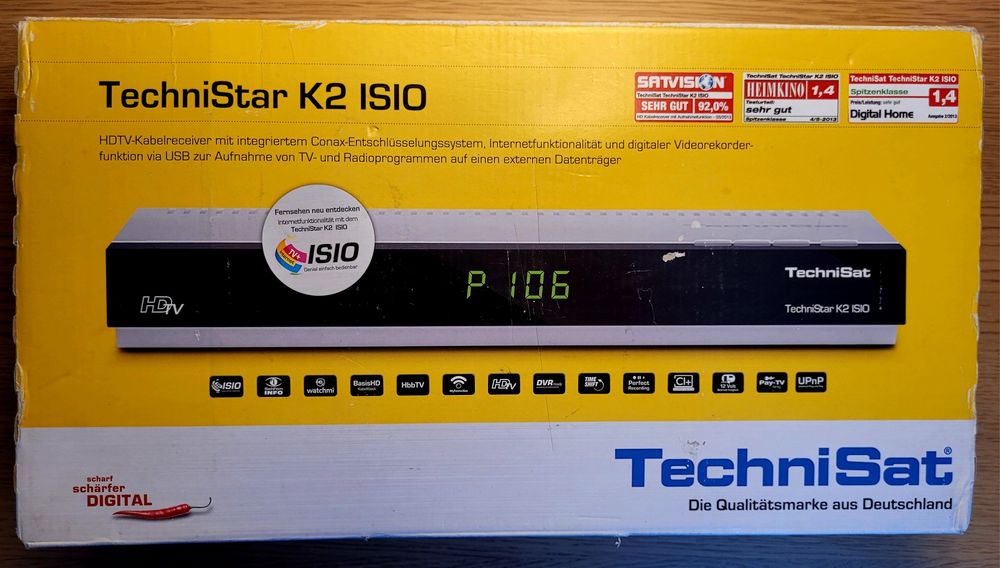 Dekoder, tuner DVB-C TechniStar K2 ISIO