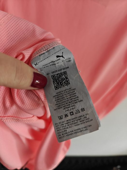 Puma koszulka sportowa damska logowana S