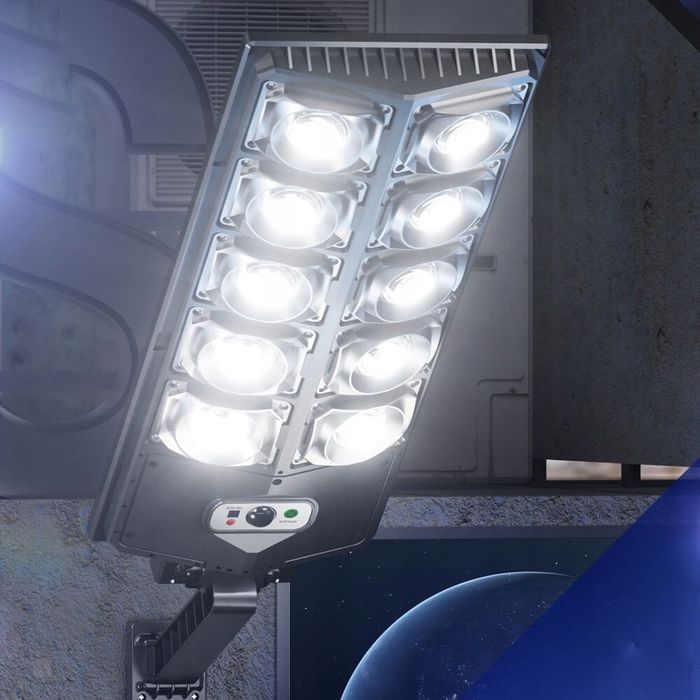 Lampa solarna 1000W CZUJNIK zmierzchu RUCHU z PILOTem halogen solar