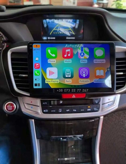 Магнітола ACCORD 8 9 10 Honda CROSSTOUR Аккорд Acura TSX CarPlay Андроїд