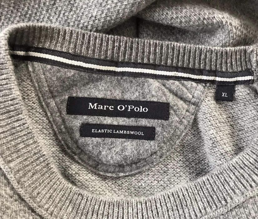 Marc O'Polo sweter męski XL 
100%wełna
Rozmiar:XL
W kolorze:szarym 
St