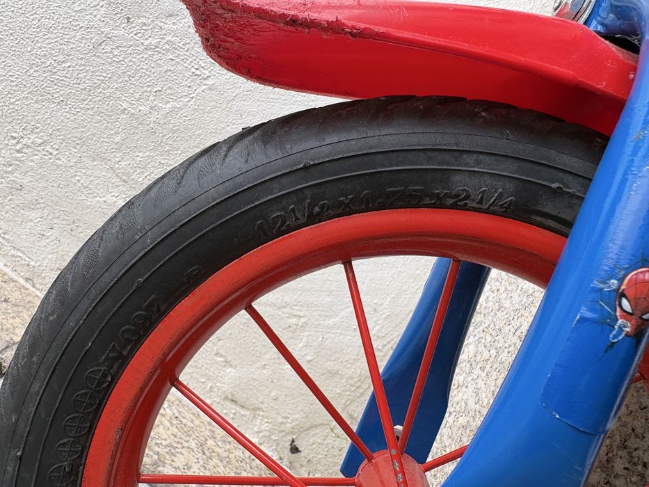Bicicleta Crianca Roda 12 Spiderman