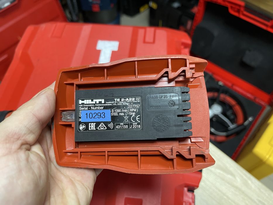 Hilti TE 2-A22 / акумуляторний перфоратор Хілті 22V