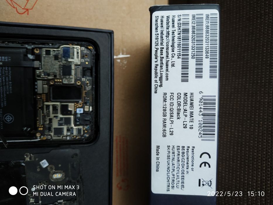 Huawei mate 10 alp l 29 128гб запчасти ли предложите плату