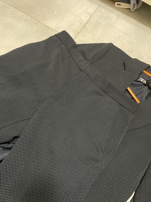 Garnitur damski Zara S 36 marynarka spodnie komplet żakiet granatowy