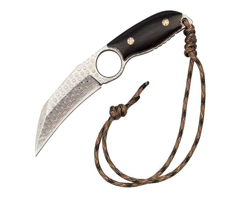 Nóż myśliwski ze stali damasceńskiej TAKOMA