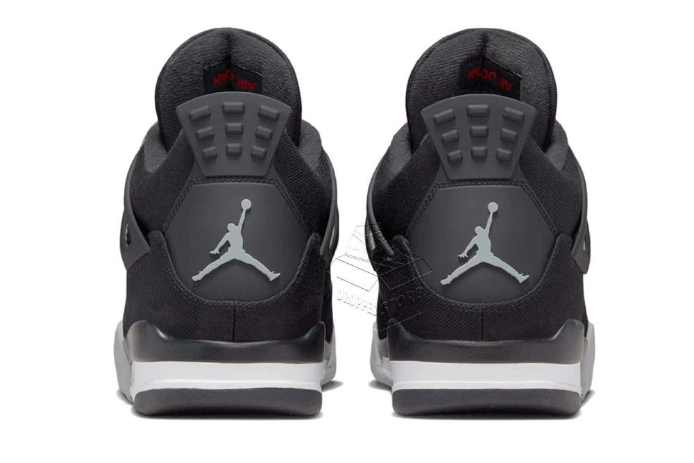 Nike AIR JORDAN 4 Black Canvas – Buty | DH7138–006