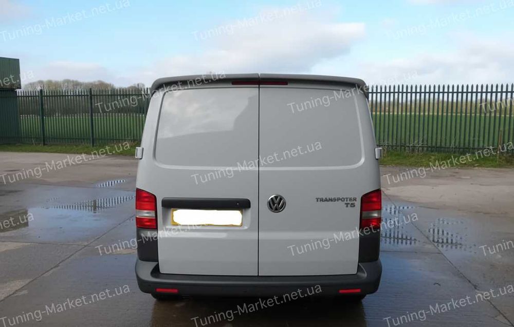 Спойлер козырёк на ляду Volkswagen T4 T5, на распашные двери Фольксваген Т4 Т5, спойлер на крышу