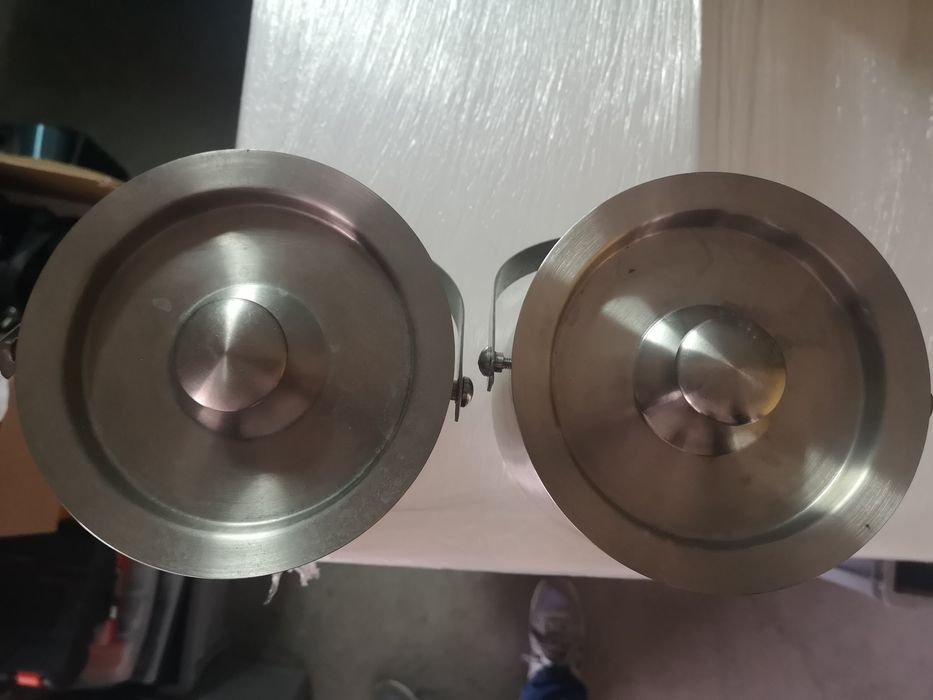 Frapes em inox com tampa