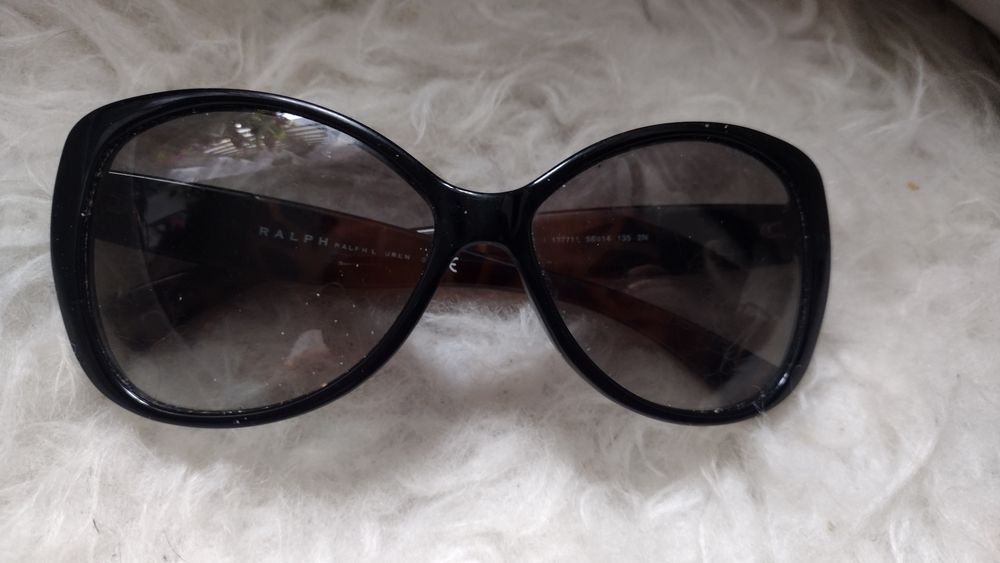 Okulary przeciwsłoneczne Ralph Lauren w kolorze czarno-brązowym/grandi