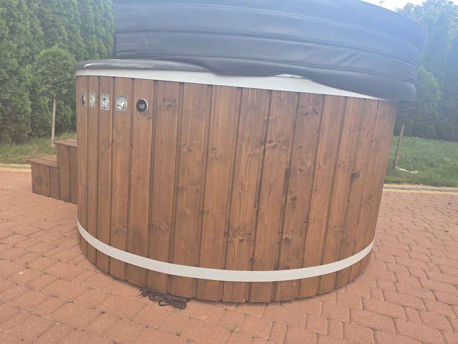 Nowa balia 225cm Duża jacuzzi kompletna cały zestaw ruska bania nowa