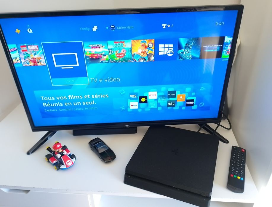 Oportunidade Playstation 4 Slim com Caixa Comando Original e jogos