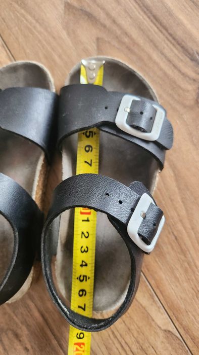 Sandaly czarne garvalin chłopiec