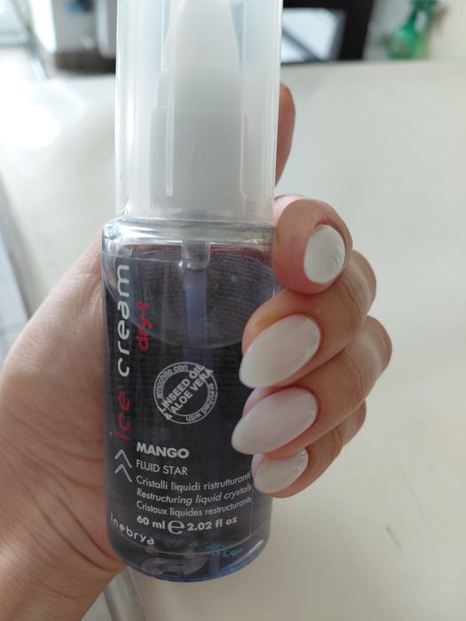 Флюїд рідкі кристали inebrya ice cream dry-t mango fluid star
