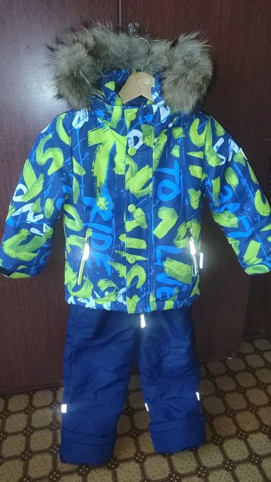 Зимовий комбінезон, комплект з мембрани Jie.relmo для хлопчика 4-6р